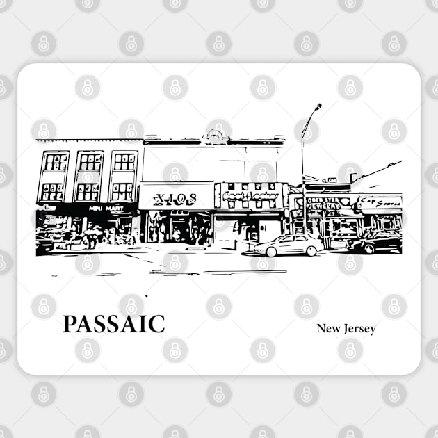Passaic New Jersey Sticker by Lakeric